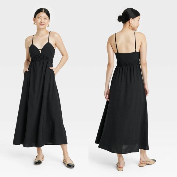 a new day Dresses & Skirts - Medium - Womens Best Ever Maxi A-Line Dress - A New Day - Black